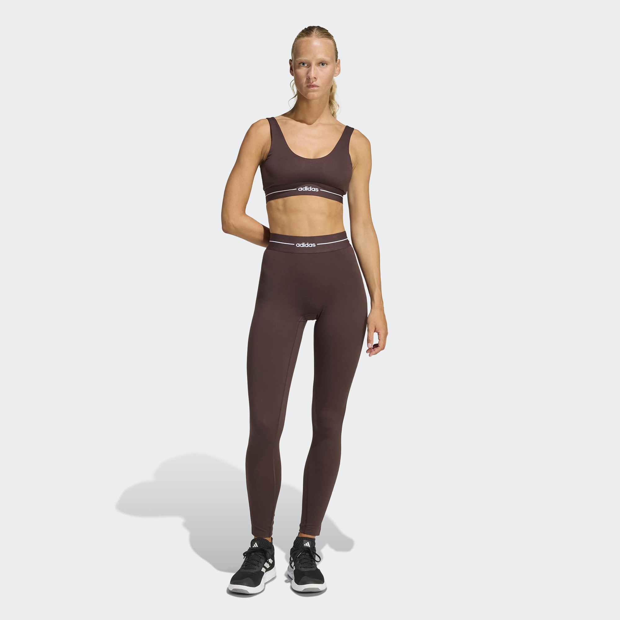 adidas Hyperglam Kadın Kahverengi Tayt