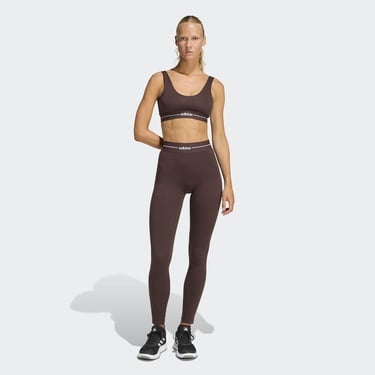  adidas Hyperglam Kadın Kahverengi Tayt