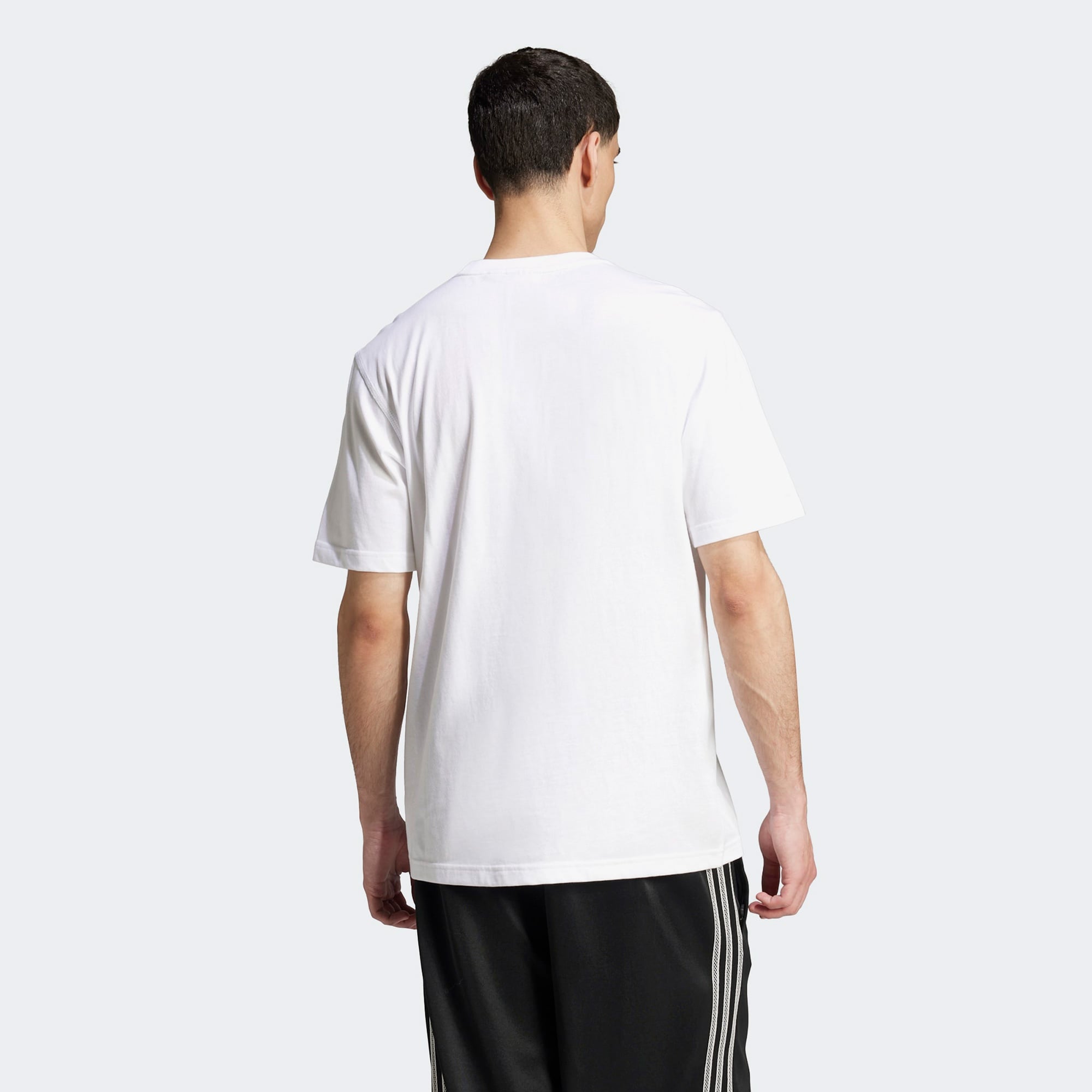 adidas Trefoil Essentials Erkek Beyaz T-Shirt