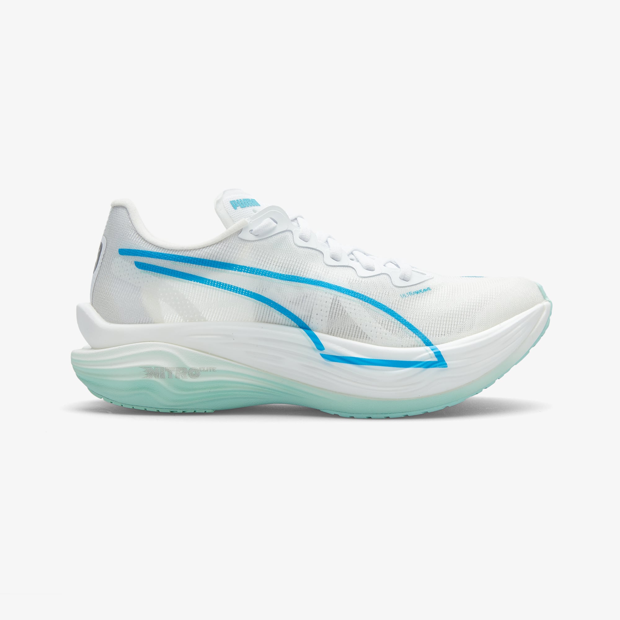  Puma Deviate Nitro 3 Elite Unisex Beyaz Koşu Ayakkabısı