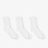 UNITED4 Classic 3lü Çocuk Beyaz Çorap