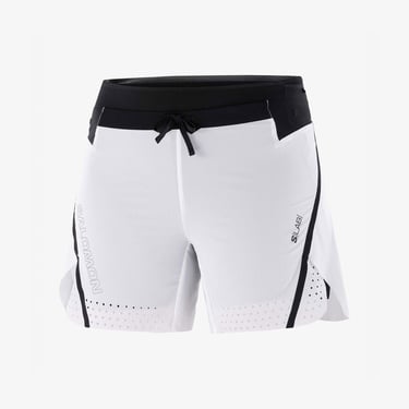  Salomon S/lab Speed 2in1 Short Kadın Beyaz Koşu Şortu