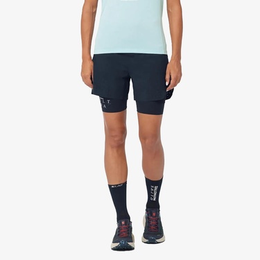  Salomon S/LAB Ultra 2IN1 Kadın Lacivert Koşu Şortu