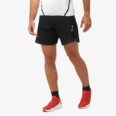  Salomon S/LAB Speed 2IN1 Erkek Siyah Koşu Şortu