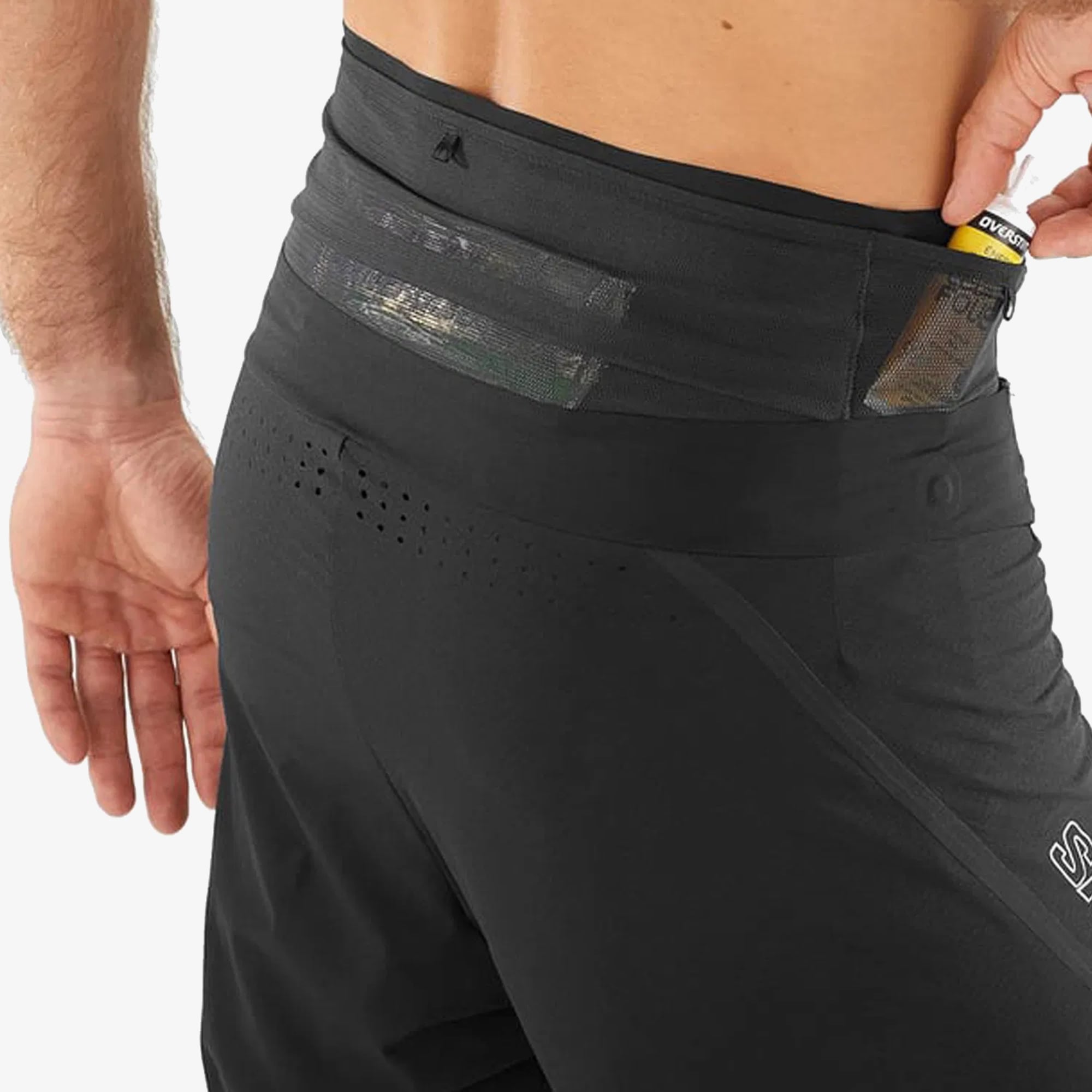  Salomon S/LAB Speed 2IN1 Erkek Siyah Koşu Şortu