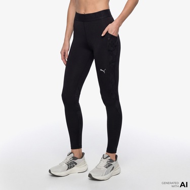  Puma Tad Essential Hw 7-8 Kadın Siyah Antrenman Taytı