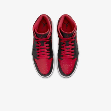  Jordan Air 1 Mid Erkek Siyah Spor Ayakkabı