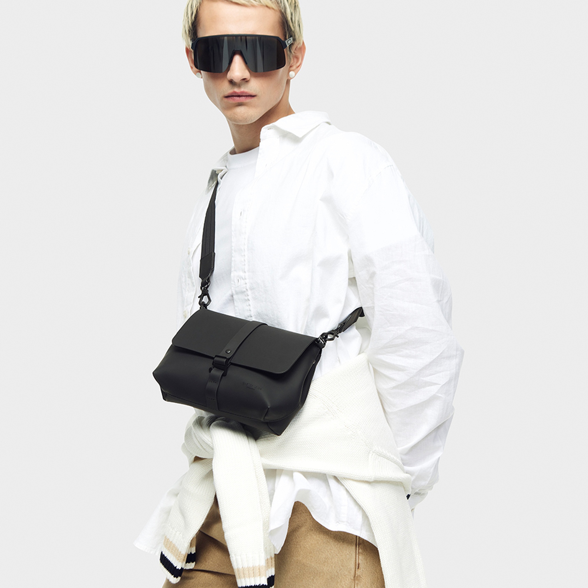 Gaston Luga Spläsh Crossbody Bag - Black