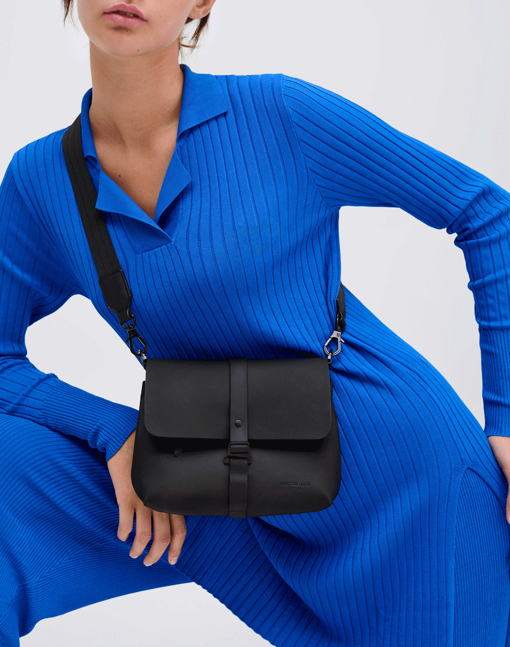 Gaston Luga Spläsh Crossbody Bag - Black