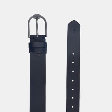  Erkek Lacivert Spor Deri Kemer