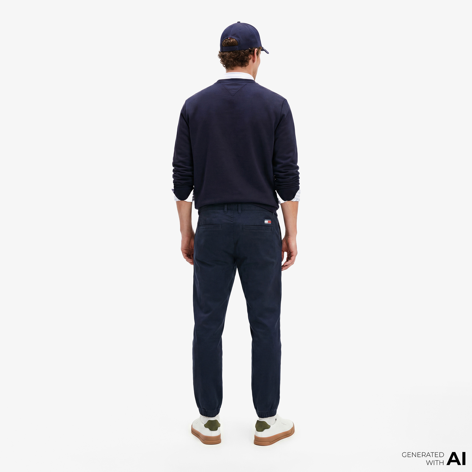 Tommy Hilfiger Scanton Erkek Lacivert Pantolon