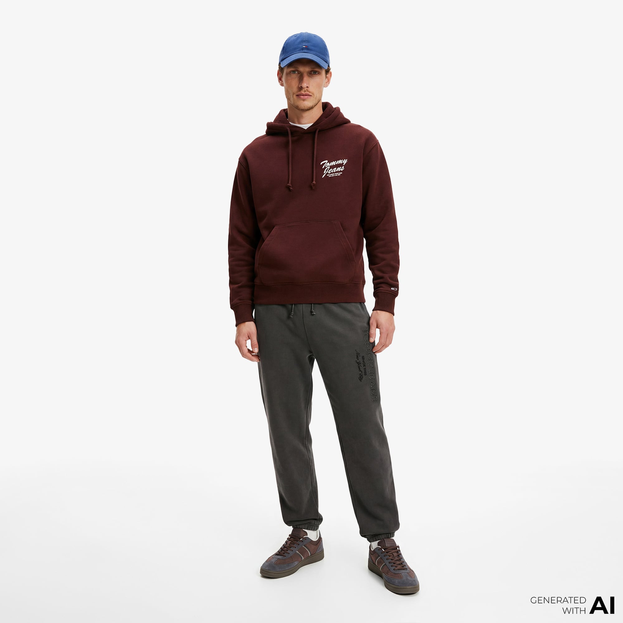  Tommy Hilfiger New Classics Erkek Siyah Eşofman Altı