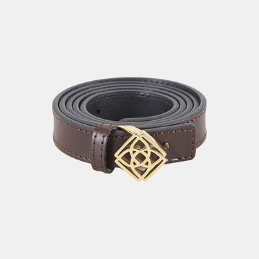  Kadın Siyah / Kahve Çift Taraflı Deri Kemer