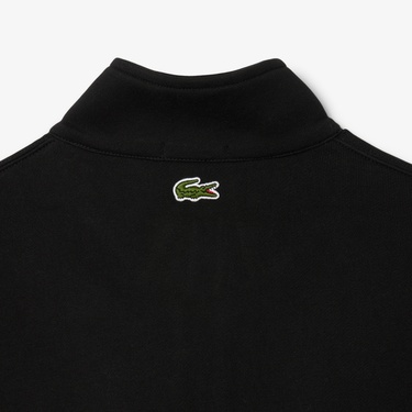  Lacoste High Neck Zip-Up Print Sweatshirt