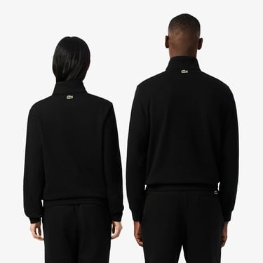  Lacoste High Neck Zip-Up Print Sweatshirt