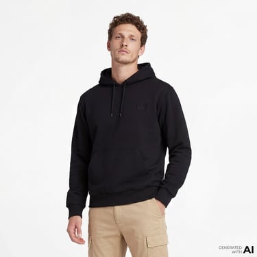  Timberland Silicon Badge Erkek Siyah Sweatshirt