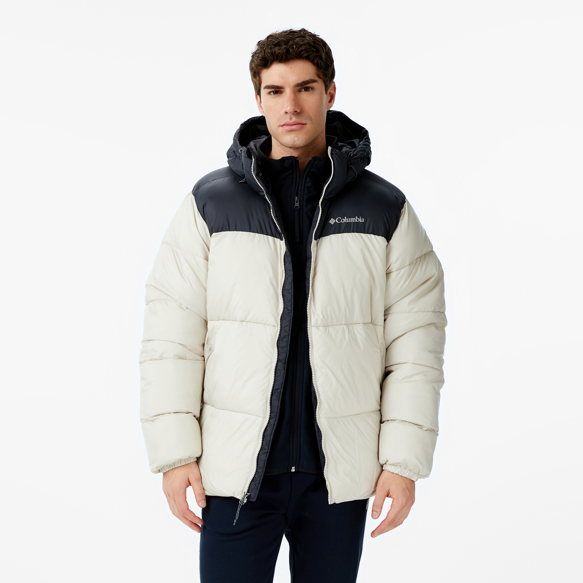 Columbia Puffect Erkek Kahverengi Mont