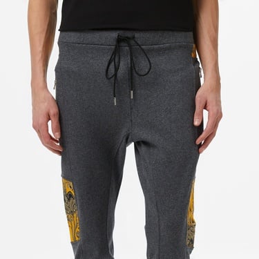  Story Of Angels Soa Yellow Paisley Dream Slim  Erkek Gri Pantolon