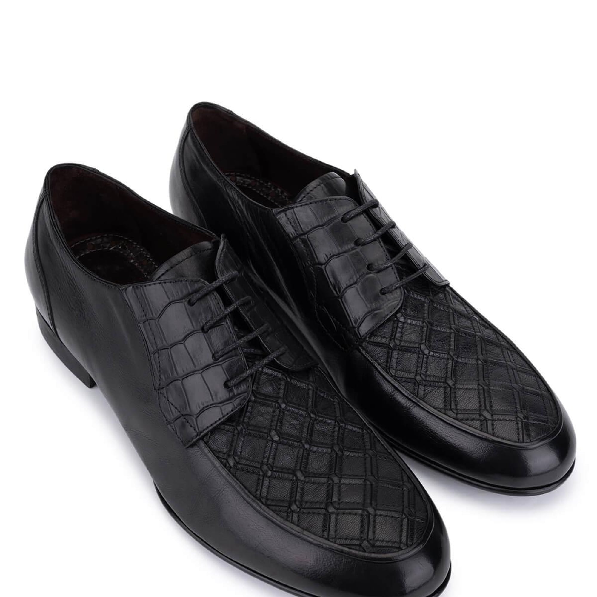 Tamer Tanca Erkek Hakiki Deri Siyah Klasik Ayakkabı