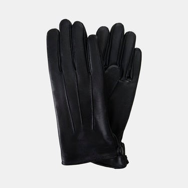  Siyah Kadın Deri Eldiven