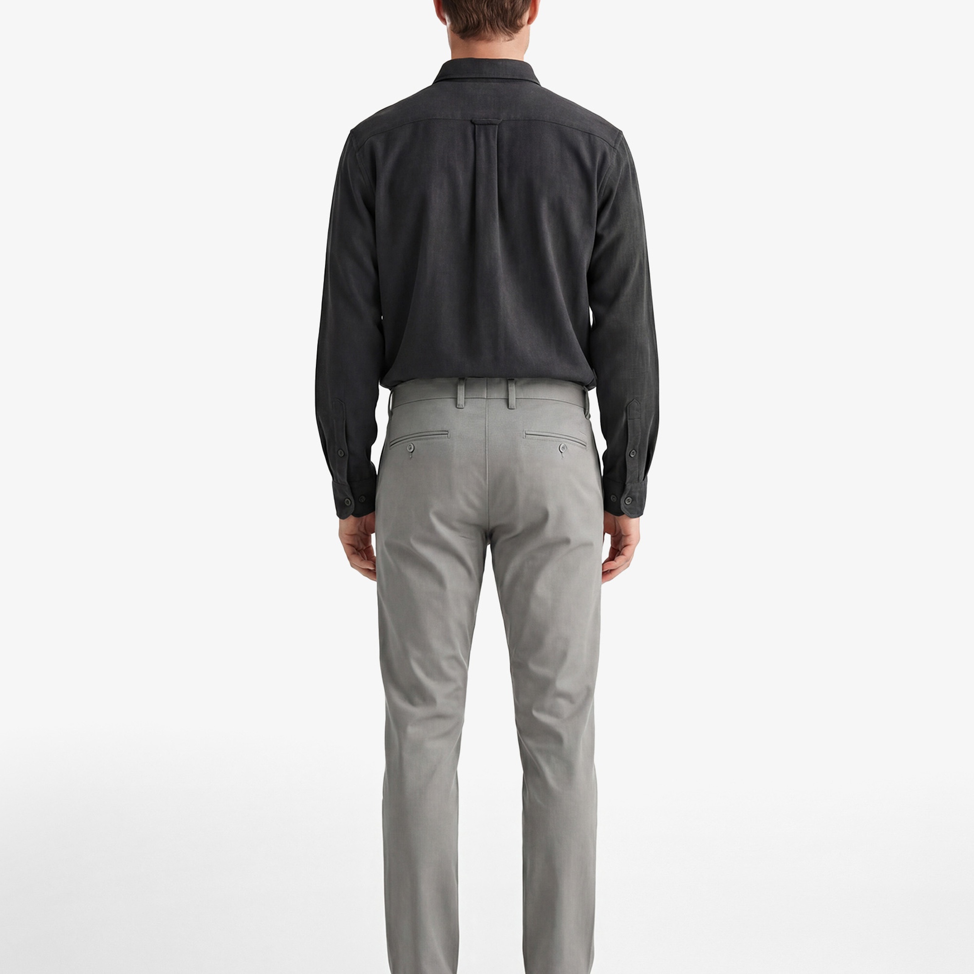GANT Erkek Gri Slim Fit Pantolon