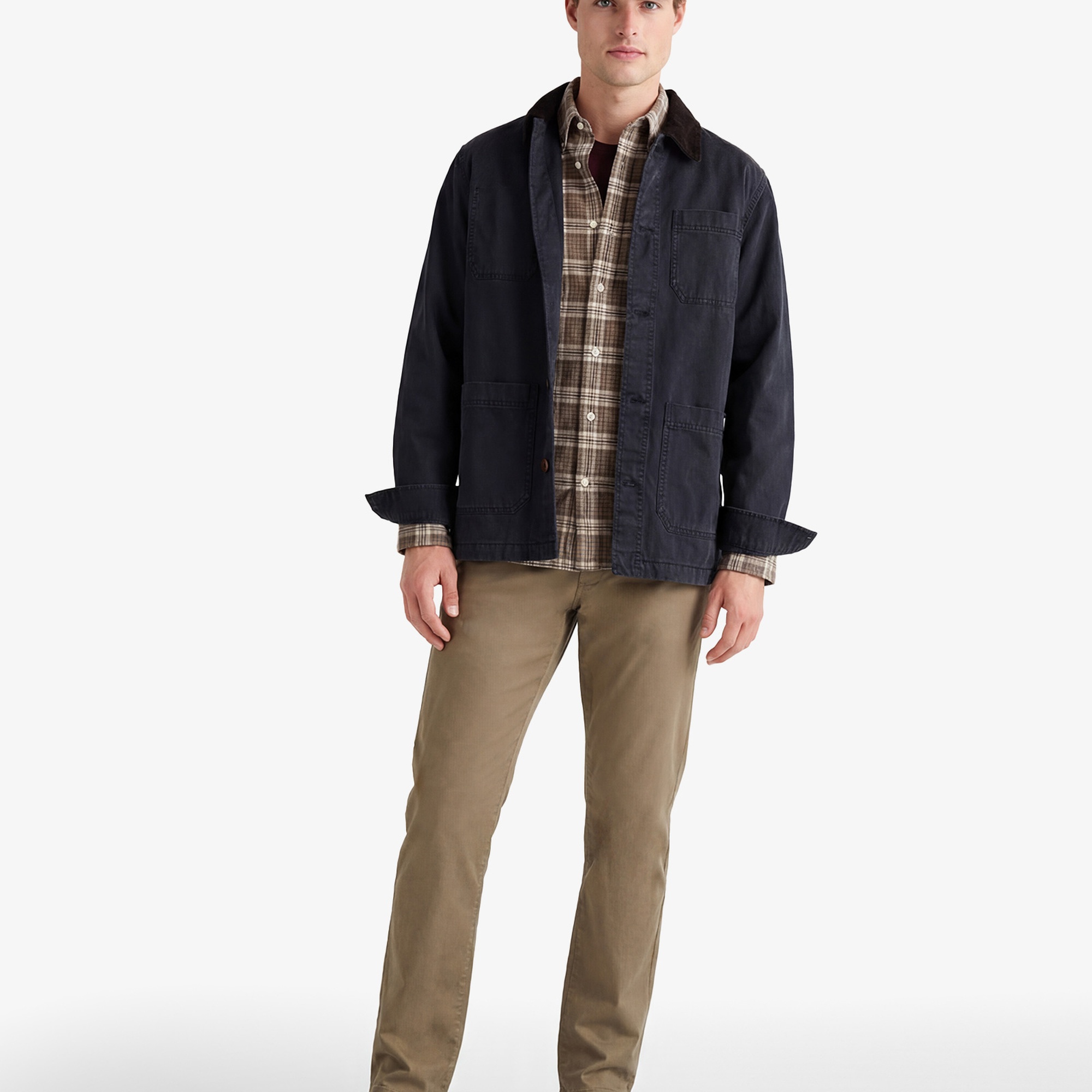 GANT Erkek Kahverengi Slim Fit Chino Pantolon