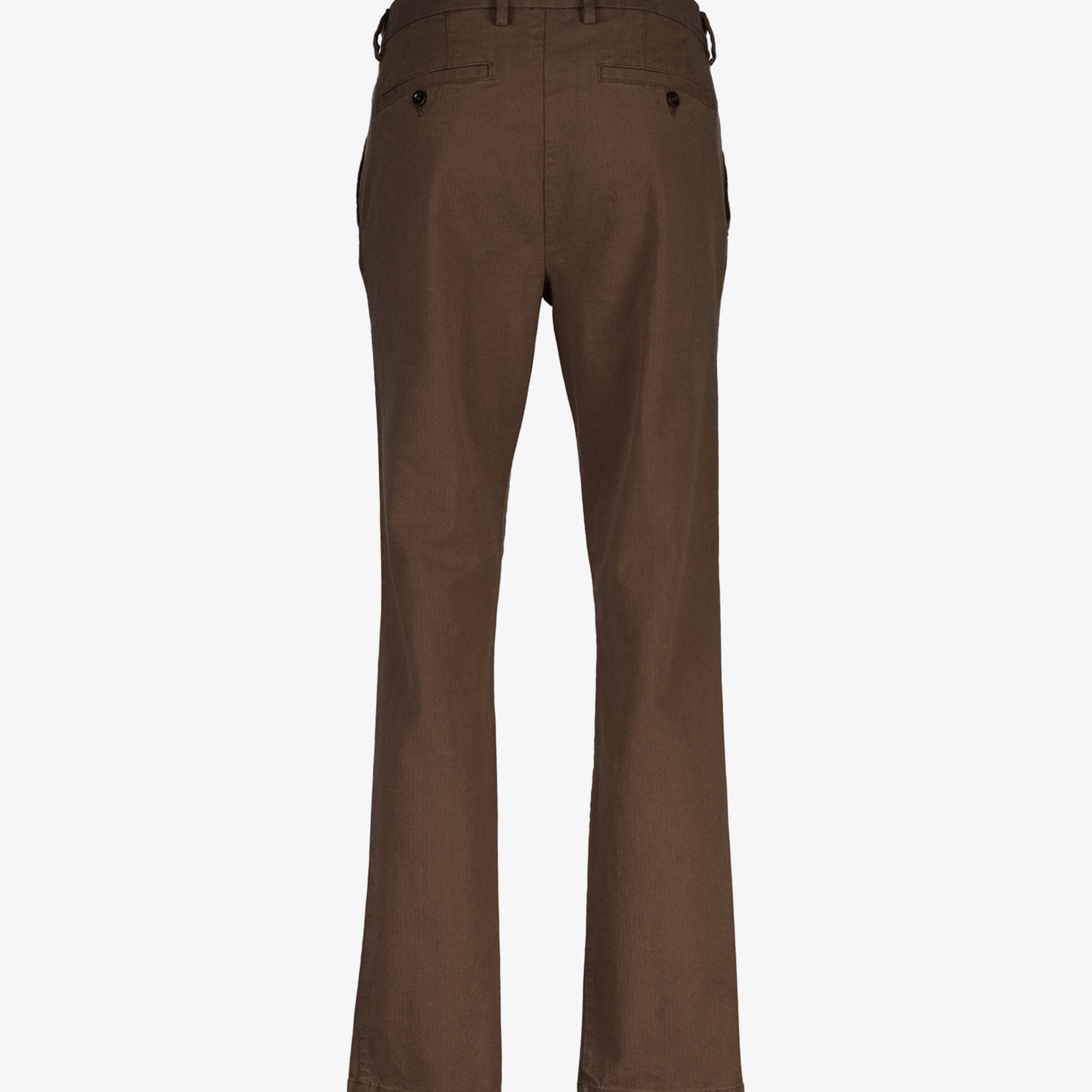 GANT Erkek Kahverengi Slim Fit Casual Herringbone Pantolon