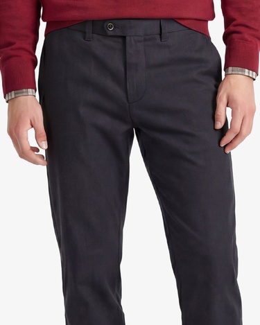  GANT Erkek Siyah Slim Fit Casual Herringbone Pantolon