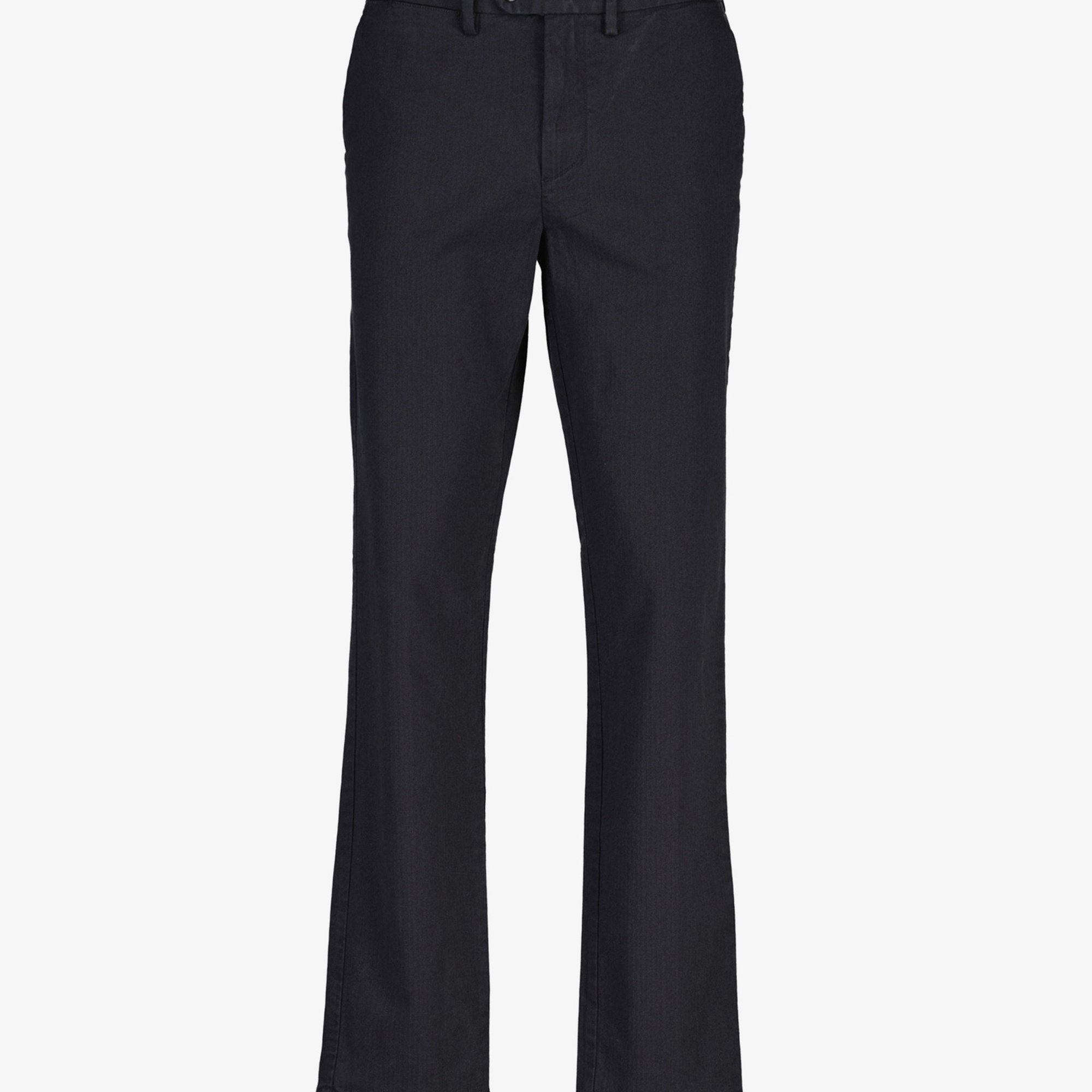 GANT Erkek Siyah Slim Fit Casual Herringbone Pantolon