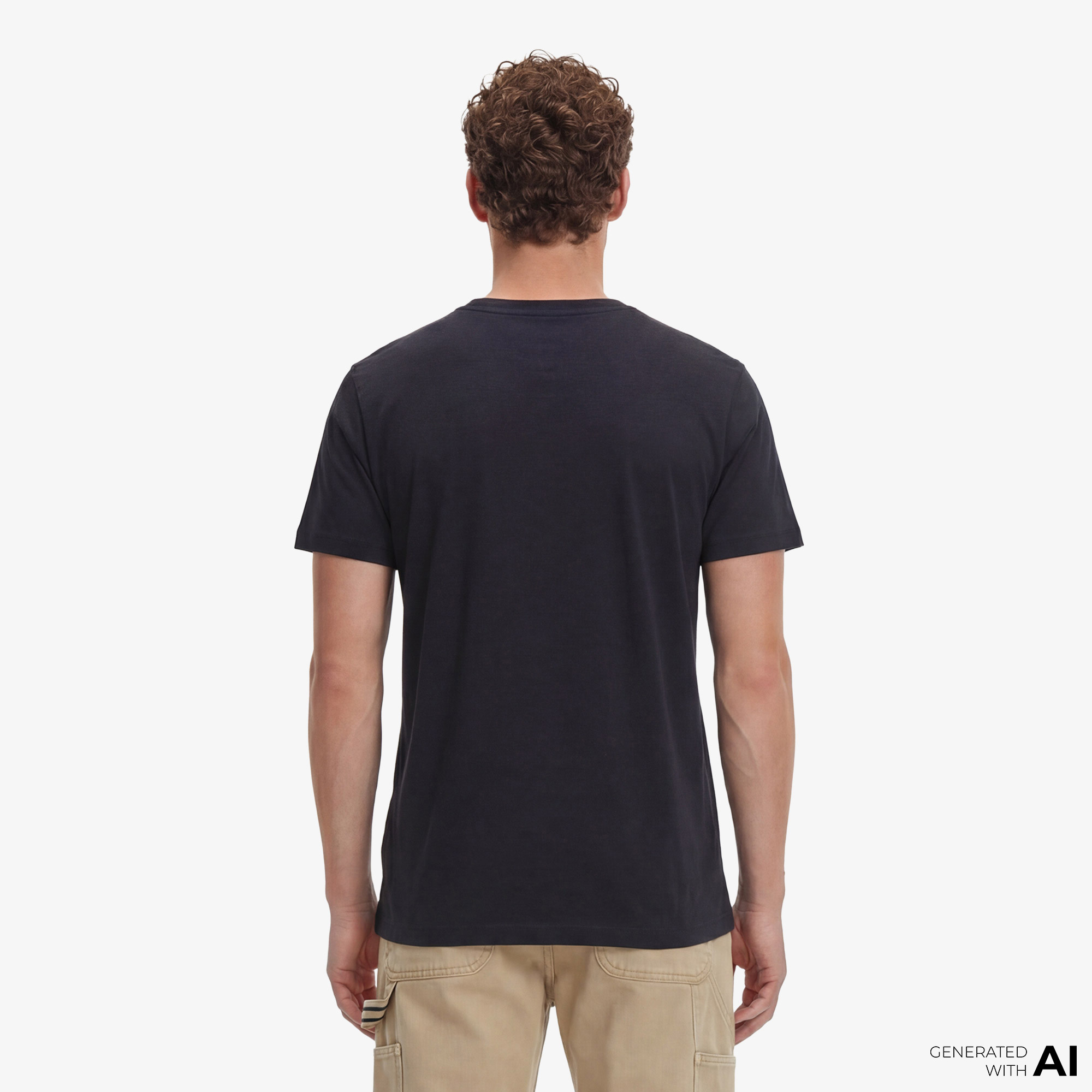 Tommy Hilfiger Brand Love Graphic Erkek Lacivert T-Shirt