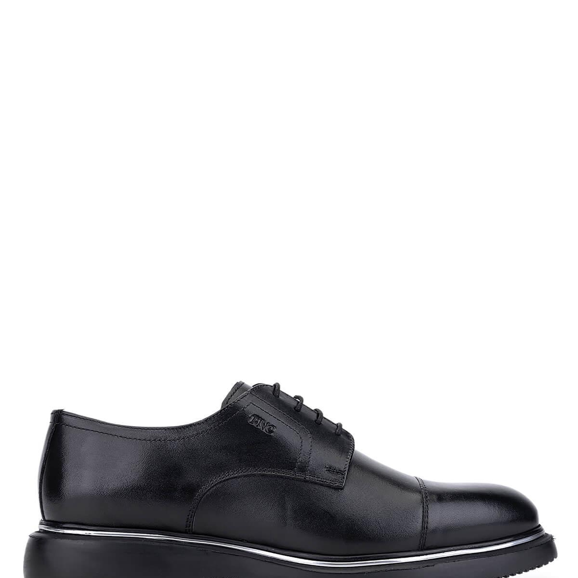 Tamer Tanca Erkek Hakiki Deri Siyah Klasik Ayakkabı