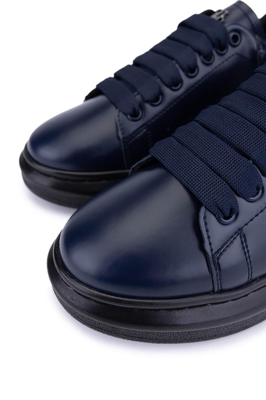  Tamer Tanca Kadın Suni Deri Lacivert Sneakers & Spor Ayakkabı