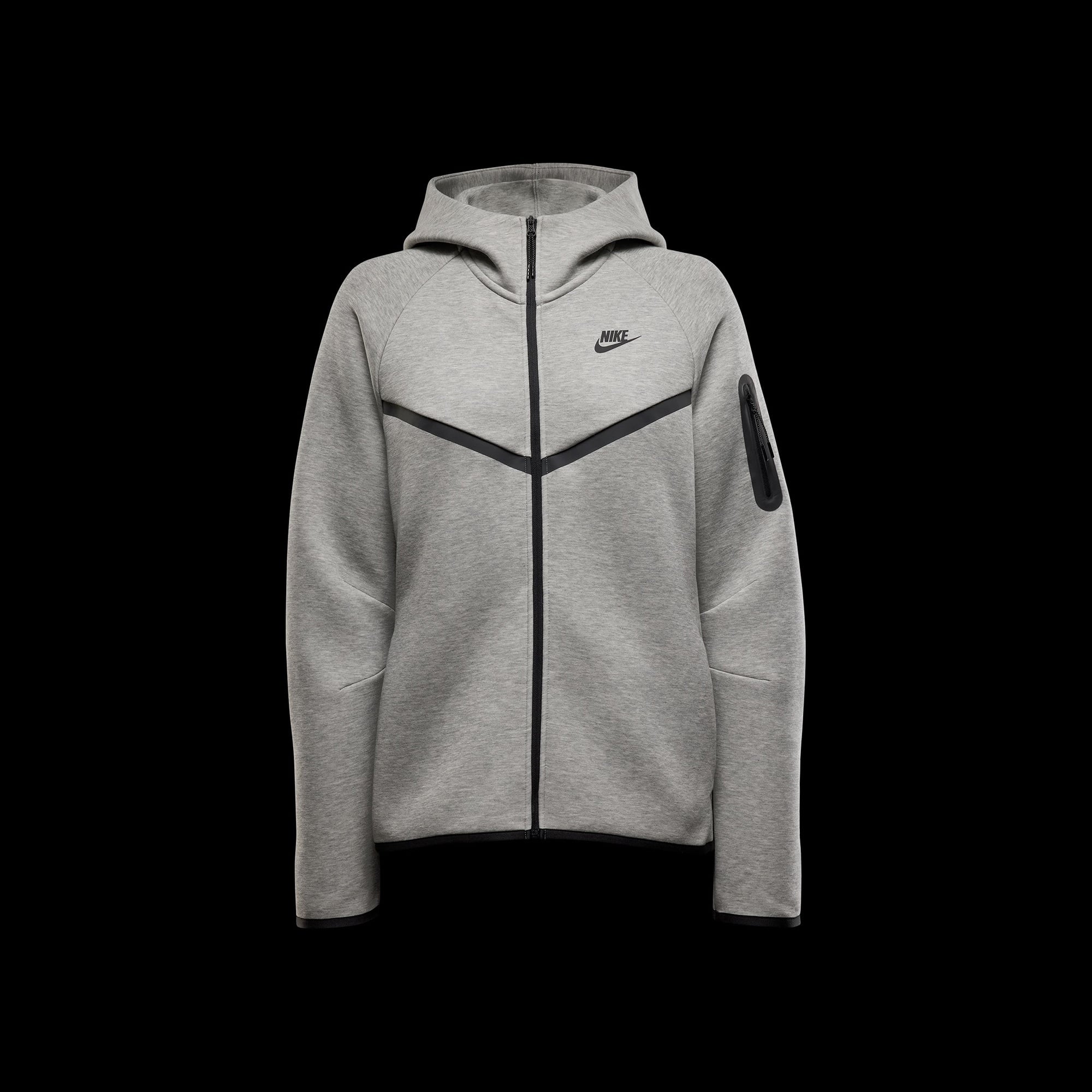 Nike Sportswear Tech Fleece Windrunner Kadın Gri Eşofman Üstü