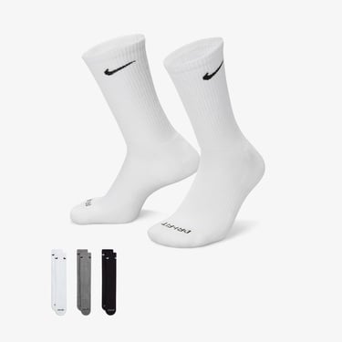  Nike Everyday Plus Cushioned Unisex Renkli 3'lü Çorap