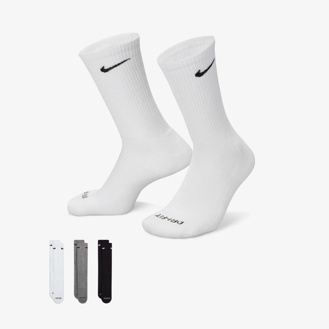  Nike Everyday Plus Cushioned Unisex Renkli 3'lü Çorap