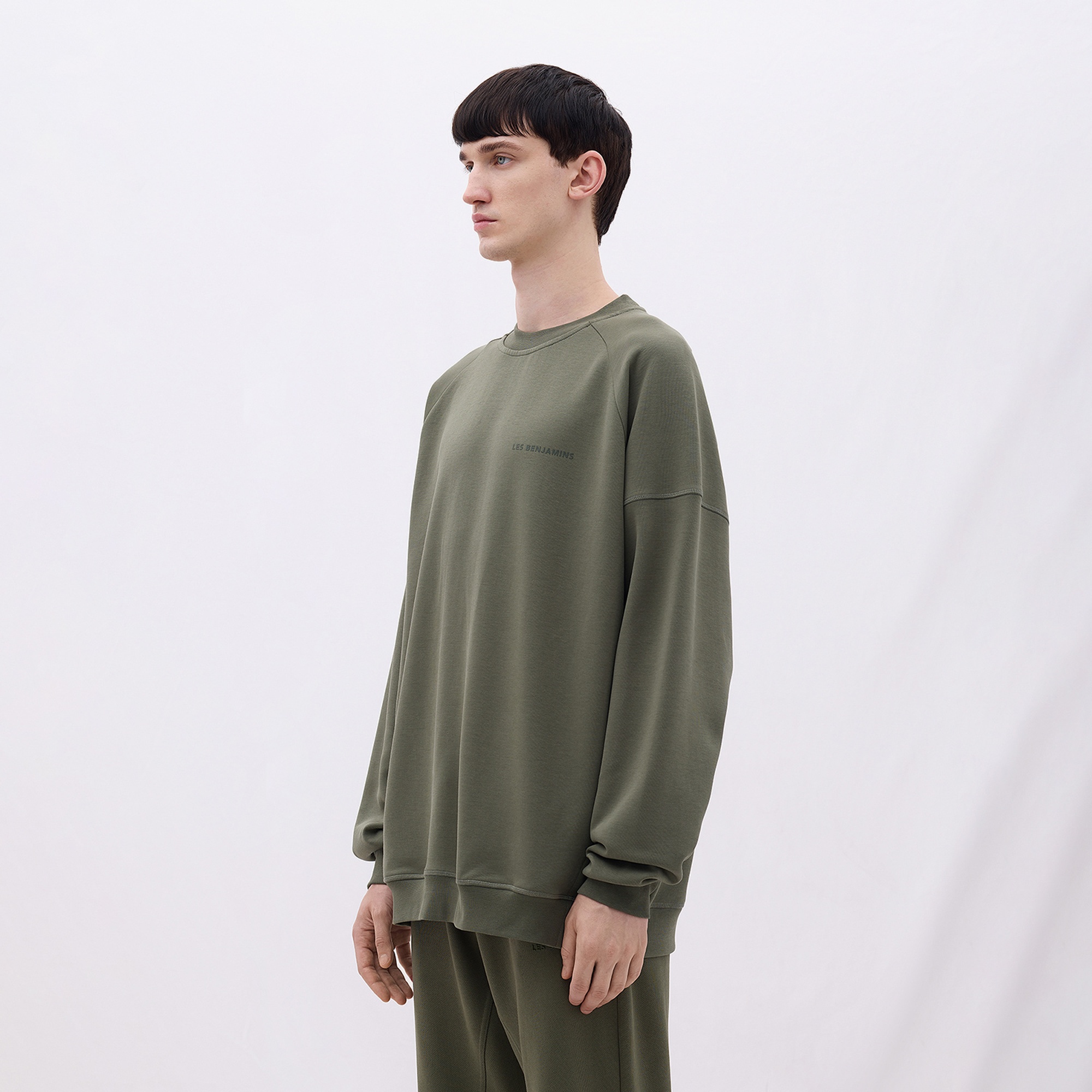 Les Benjamins Classics Erkek Yeşil Sweatshirt