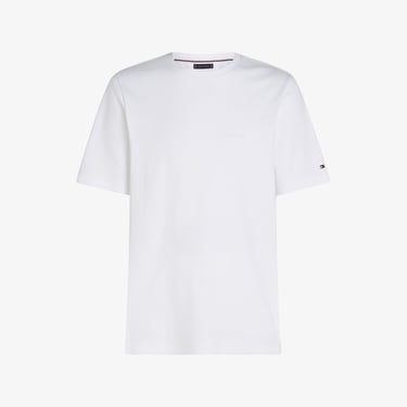  Tommy Hilfiger Elevated Essentials Erkek Beyaz T-Shirt