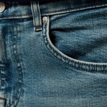  Lacoste Erkek Slim Fit Mavi Jean Pantolon