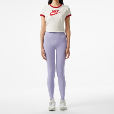  Nike One Dri-Fit Kadın Mor Tayt