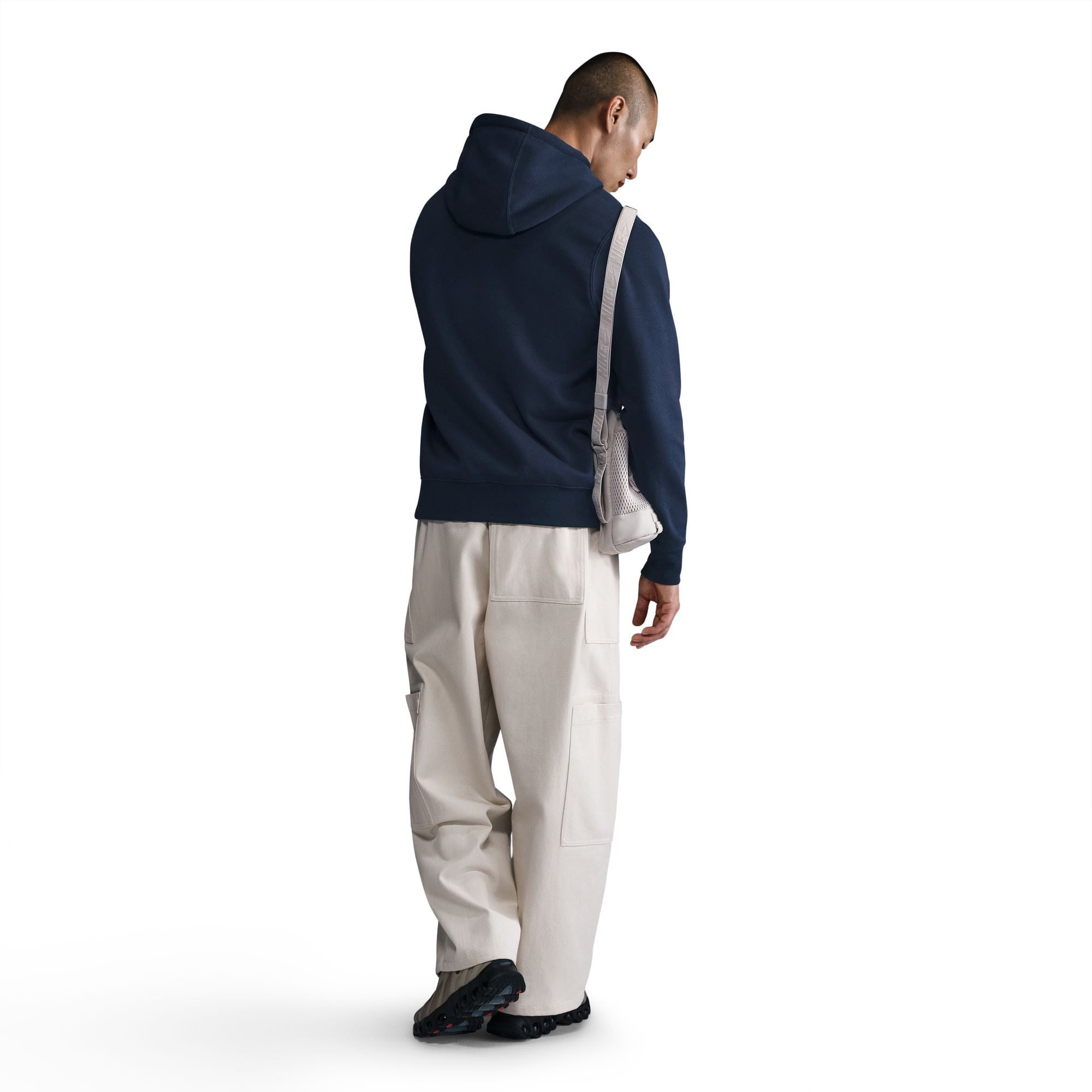 Nike Club Pullover Fleece Erkek Lacivert Hoodie