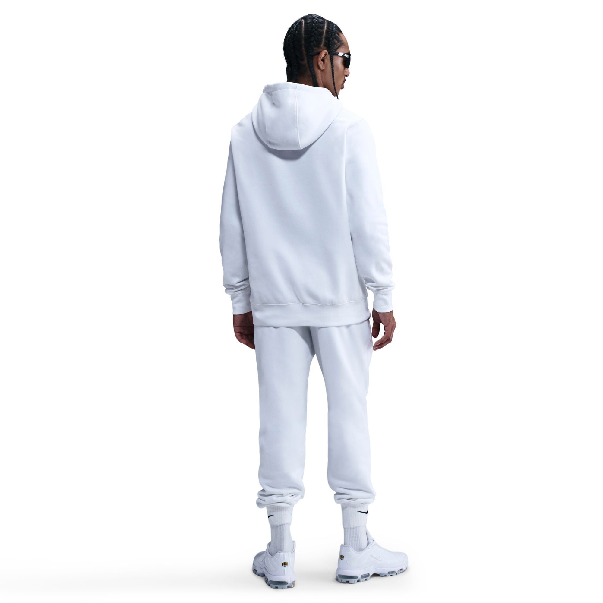 Nike Club Pullover Fleece Erkek Beyaz Hoodie