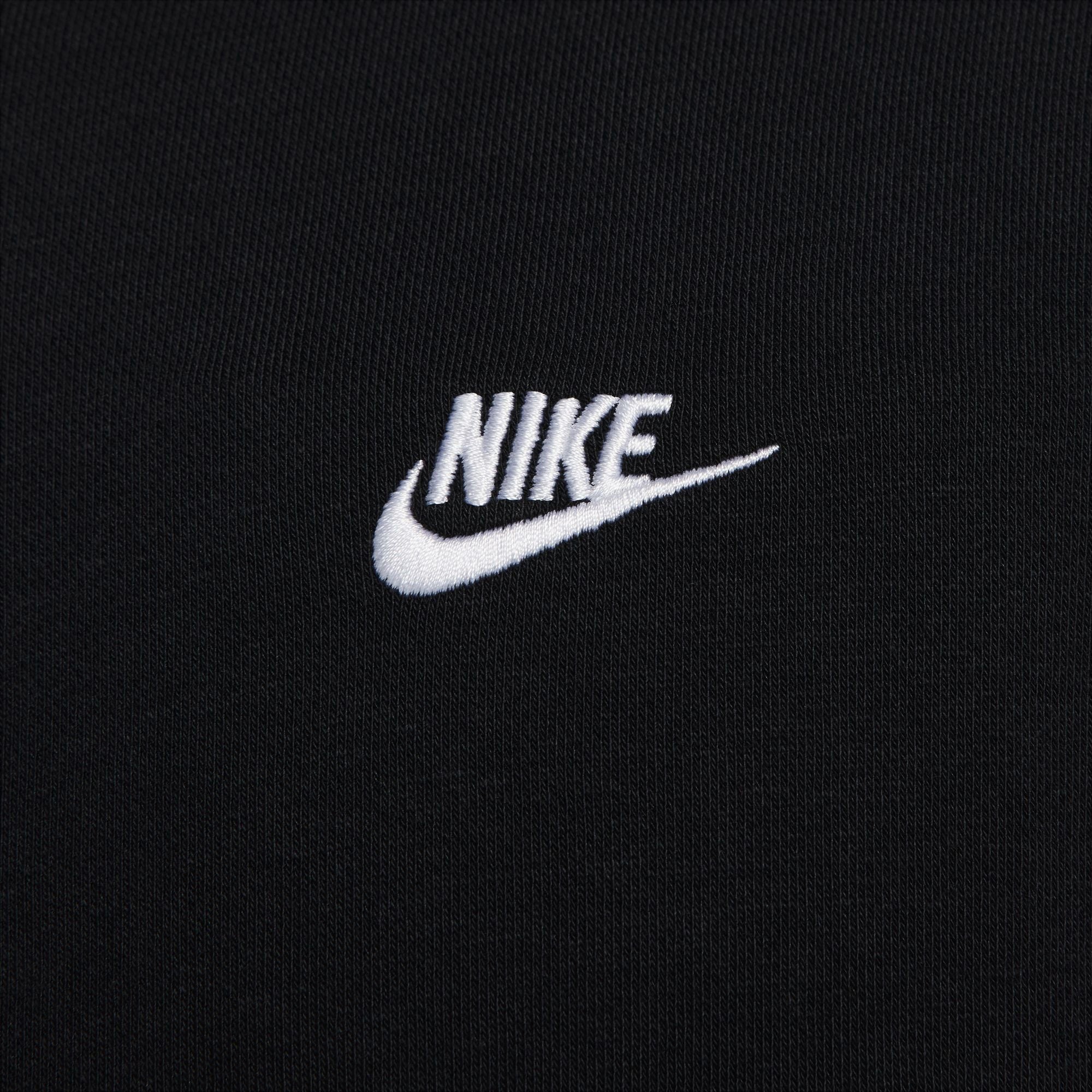 Nike Club Fleece Erkek Siyah Hoodie