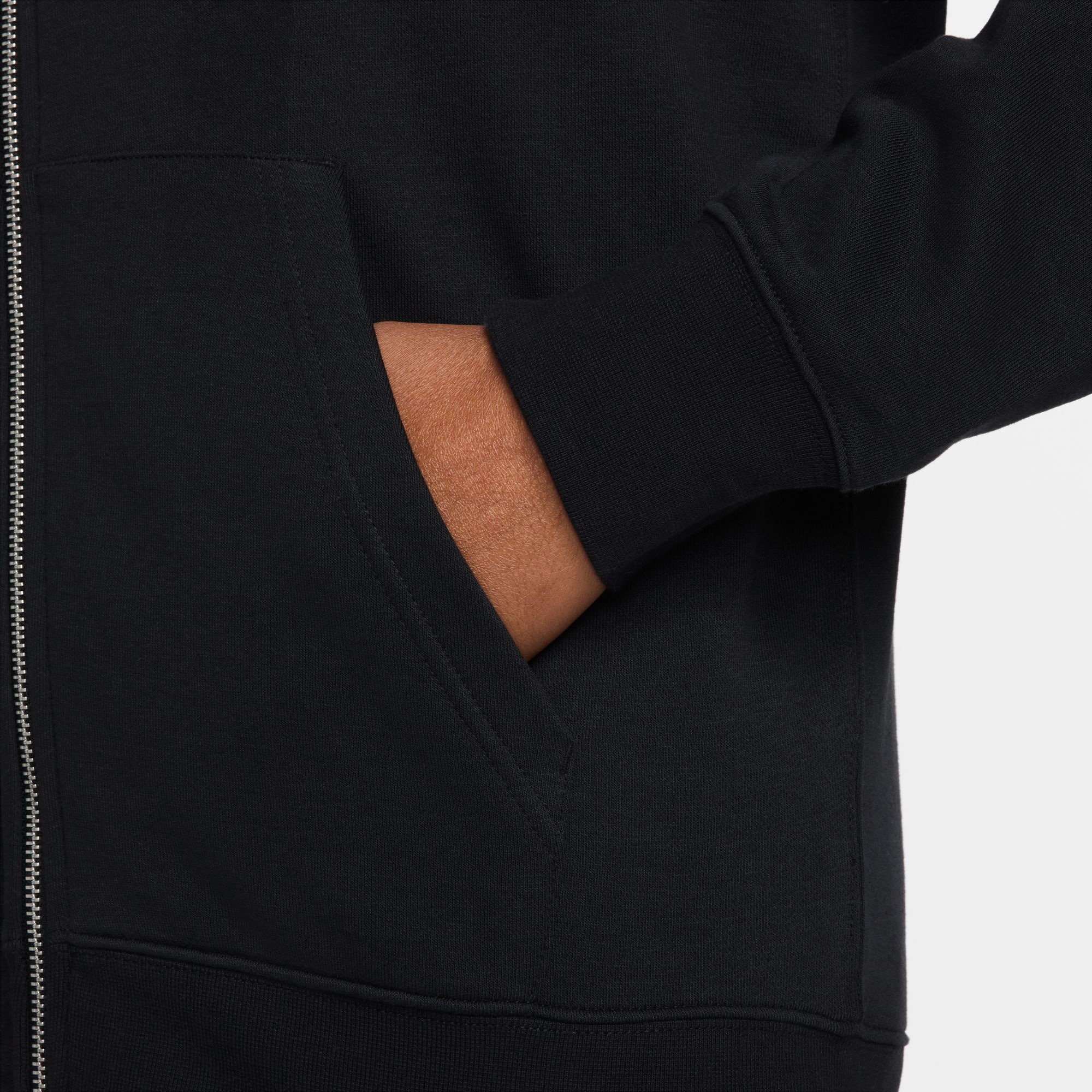 Nike Club Fleece Erkek Siyah Hoodie