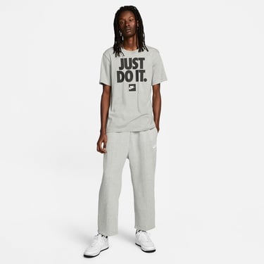  Nike Sportswear Verbiage Erkek Gri T-Shirt