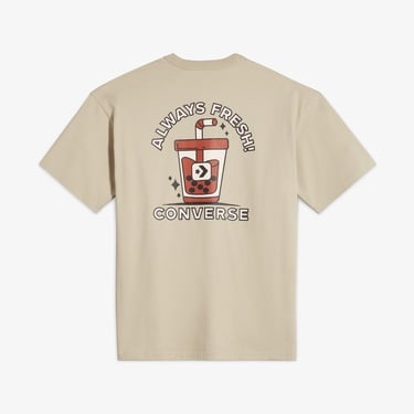  Converse Erkek Bej T-Shirt
