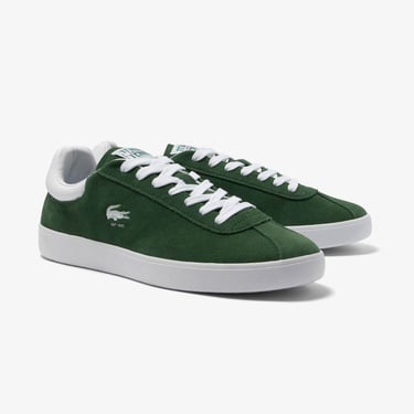  Lacoste Baseshot Erkek Yeşil Sneaker