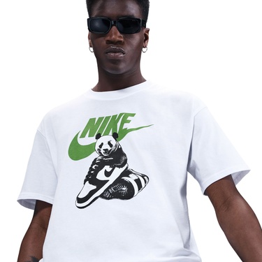  Nike Sportswear Erkek Beyaz T-Shirt