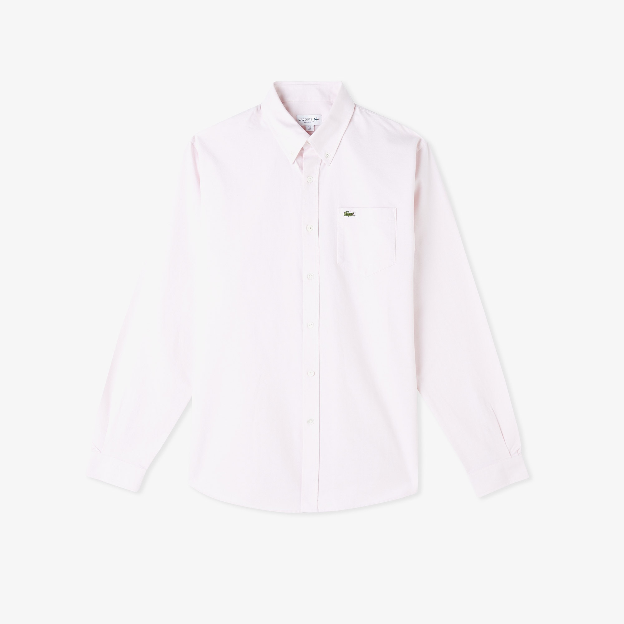 Lacoste Erkek Regular Fit Düğmeli Yaka Pembe Gömlek