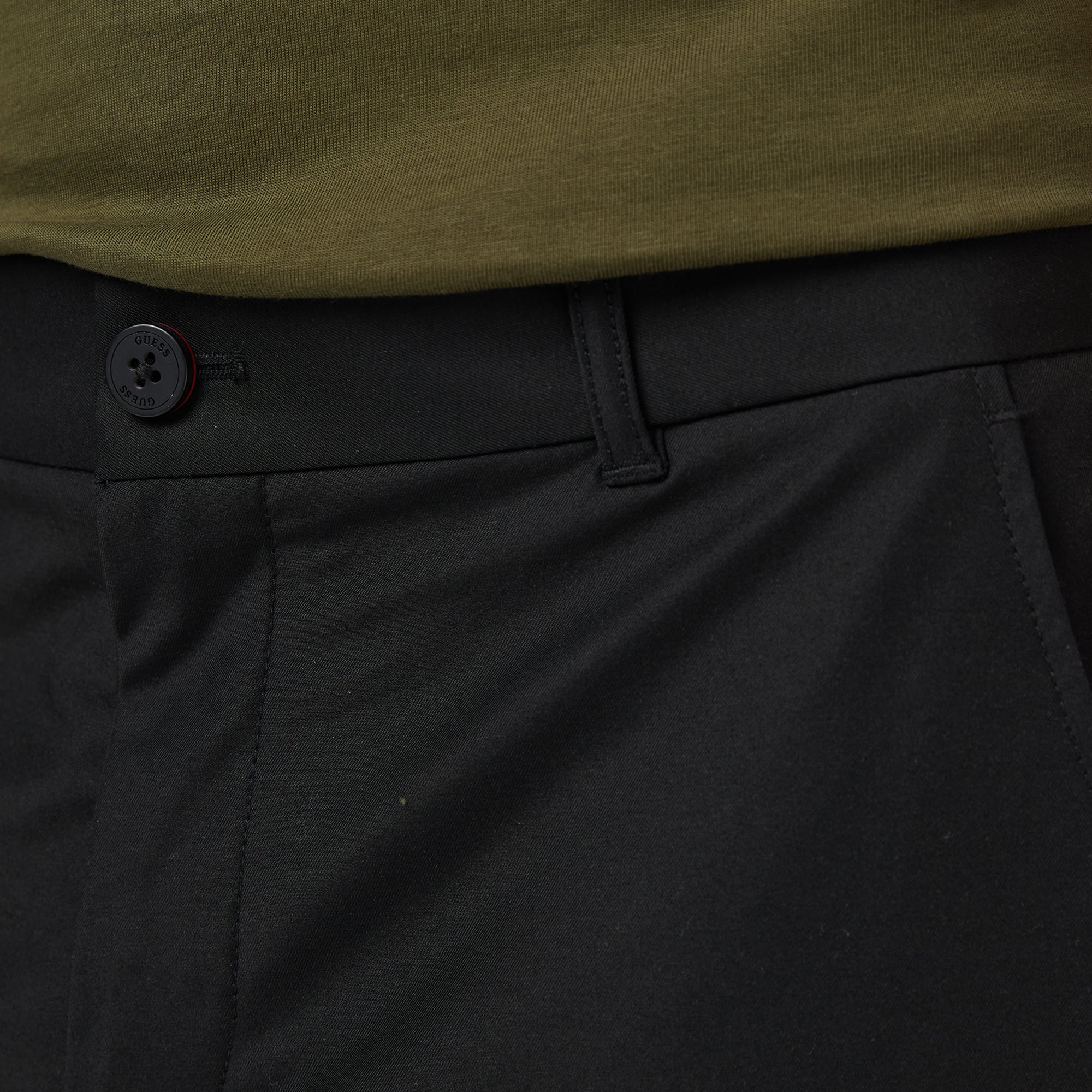 Guess Myron Slim Fit Erkek Siyah Pantolon