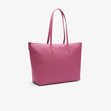  Lacoste Large L.12.12 Kadın Pembe Omuz Çantası